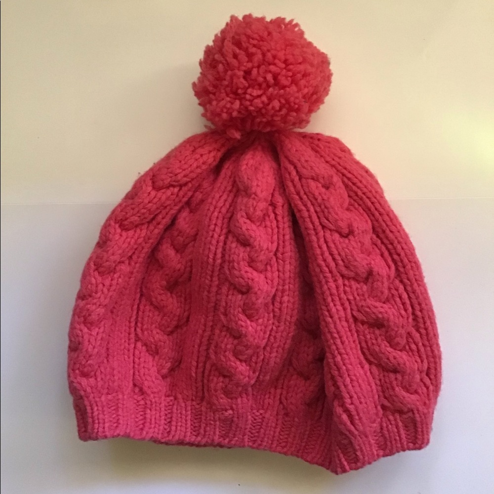 Pink Beanie with PomPom